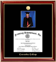 Vertical diploma frame with 5 x 7 photo opening - This college degree frame are excellent gifts for college graduates 