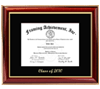 Single diploma frame - This single graduation diploma frame can be personalized