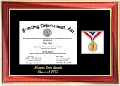 medallion diploma frame