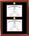 Double certificate frame