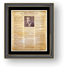 Martin Luther King Speech frame. Gifts for lawyers and legal professionals.