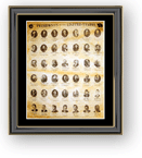 The US Constitution print frame make excellent gifts for lawyers, attorneys, law professionals, teachers, judges, corporate, etc...
