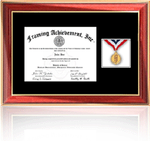 medallion military frame - military medal frame - military gift frames