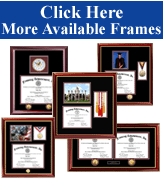 Click here for more license and certificate frame