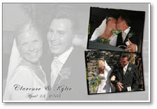 Wedding Photo Collage - Photo Collage Gifts - Photo Montage and Picture Collage from your own photos by framingachievement.com. We offer personalized photo collage and photo montages for weddings.