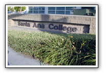 Diploma frame with Santa Ana College picture design #1