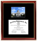 Licensing certificate frames