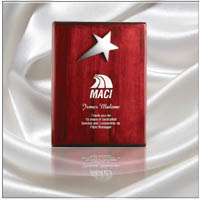 Flame Corporate Acrylic Recognition Award Employee