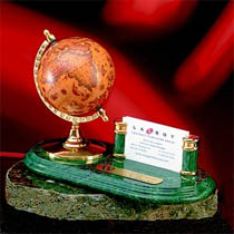 Globe Marble Desk Award