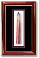 diploma frame with clock and portrait photo