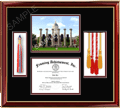 Honors Medallion Tassel Frame with college photo