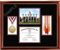 Honors Medallion Tassle diploma frame with university picture