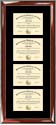 triple certificate frame