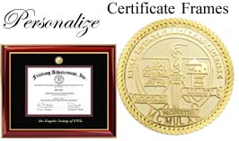 Real Estate License certficate frame