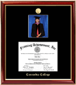 Vertical diploma frame with 5 x 7 photo opening - This college degree frame are excellent gifts for college graduates