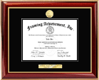 Corporate certificate award frame for employees and executives