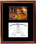 firemen gift frame with maltese medallion logo
