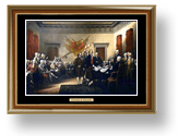 Declaration of Independence painting look very nicely in a law office. Law gifts for lawyers, judges, courts, corporation, legal professionals etc...