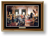 Attorney Gifts Signing of the Consitution print frame