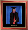 Single 8 x 10 portrait picture frame with the college graduate - Frame your graduation photo or picture with pride.