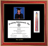 Diploma frame with 5 x 7 photo & tassel opening - This unique diploma frame will bring elegance and success to any office