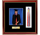 graduation portrait frame with tassle opening