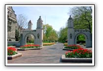 Diploma frame with Indiana University picture design #1