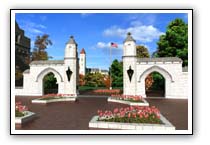 Diploma frame with Indiana University picture design #1