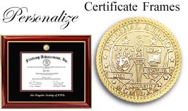 CPA certficate frame