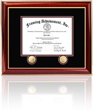 Medallion Certificate Frame