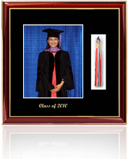 8 x 10 graduate picture frame with tassel box