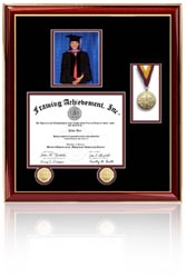 Single diploma frame