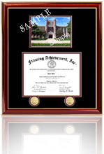 University of Massachusetts Boston College Diploma Frame