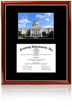 Mid-size teaching credential frame