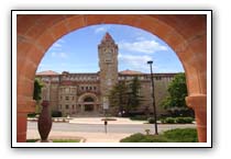 Diploma frame with University of Kansas picture design #1