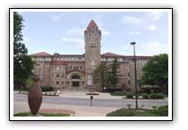 Diploma frame with University of Kansas picture design #1