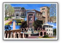 Diploma frame with USC picture design #1
