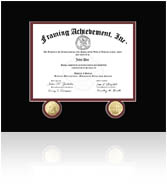 Single diploma frame