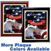 Patriotic Eagle Premium Digital Imprint Stylized Designer Award Plaque