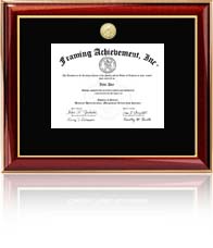 Single certificate frame