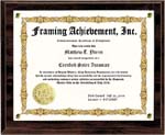 Corporate Award Plaque Engraved Recognition 