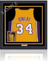 Framing Basketball Jerseys and Basketball Jersey Case