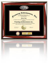 CPA Board of Accountancy Certificate Frame