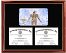 Double Certificate Frame