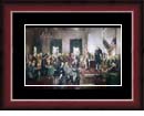 Declaration of Independence painting look very nicely in a law office. Law gifts for lawyers, judges, courts, corporation, legal professionals etc...