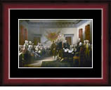 The Declaration of Independence Print Frame