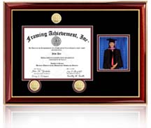 Single diploma frame