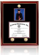 Single diploma frame