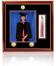 Single diploma frame