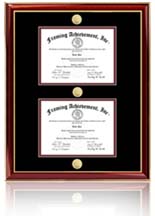 Single diploma frame